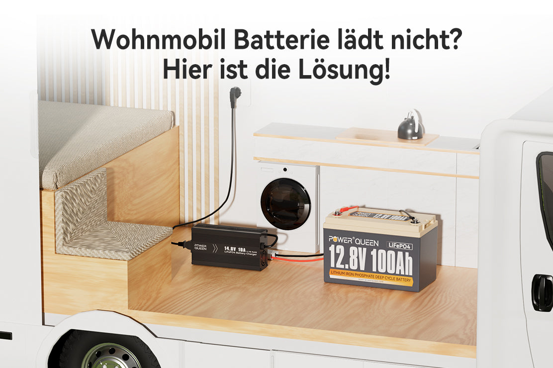 Wohnmobil Batterie ldt nicht? Hier ist die Lsung!  Power Queen DE