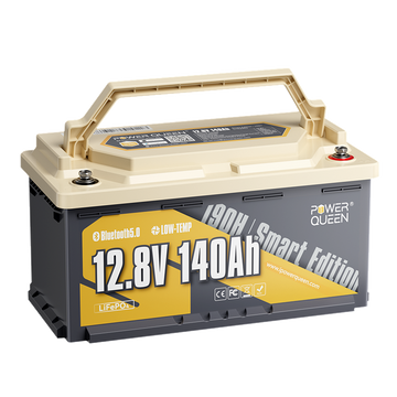 Power Queen 12V 140Ah 190H Smart Wohnmobil Lithium Batterie mit Bluetooth