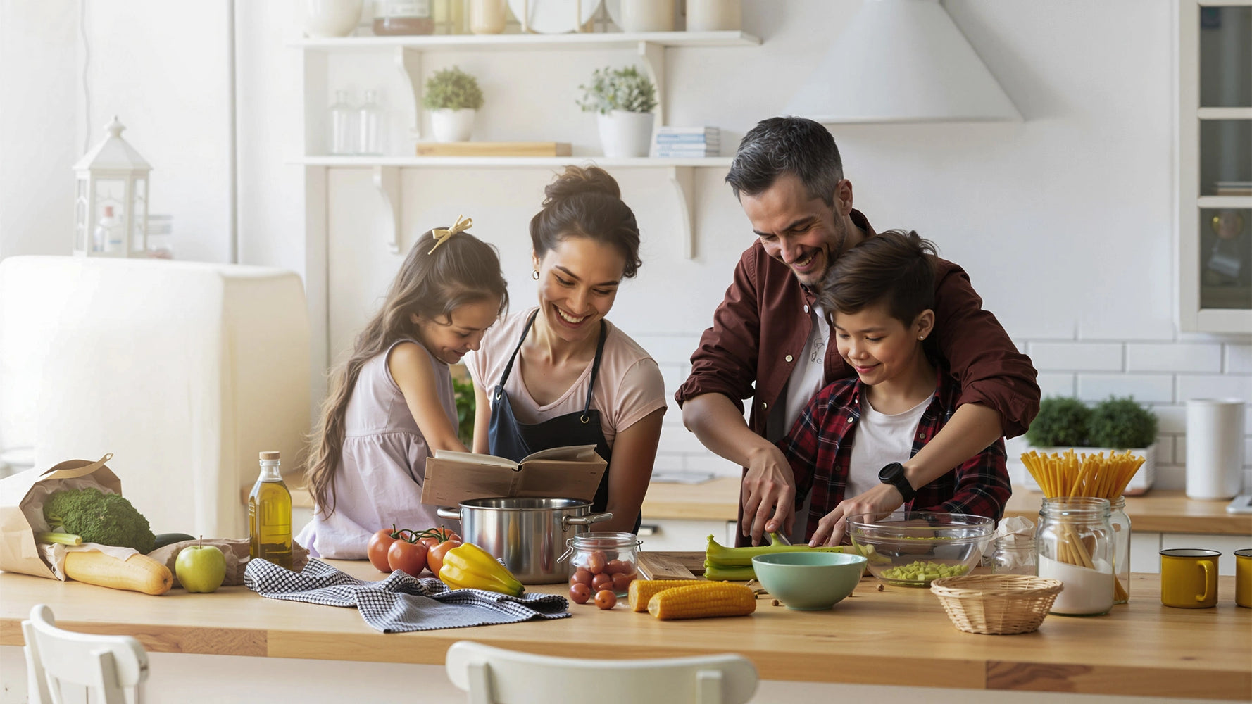 Fuente de alimentación para la familia.