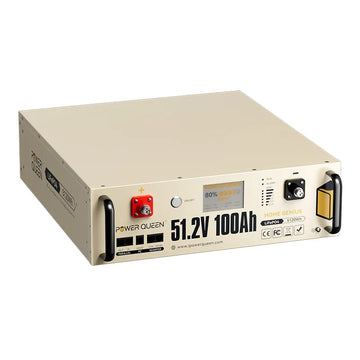 Power Queen LiFePO4 51,2V 100Ah Smart 3HE Serverrack Solarbatterie