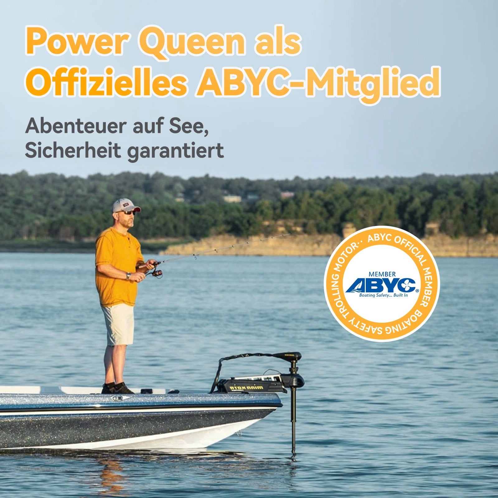 Power Queen LiFePO4 12V 100Ah Niedertemperatur Elektromotor Batterie