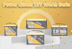 Power Queen 12,8V 100Ah Serienvergleich