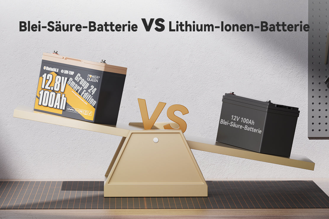Blei-Säure-Batterie vs. Lithium-Ionen-Batterie