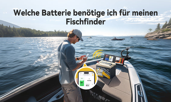 Welche Batterie benötige ich für meinen Fischfinder