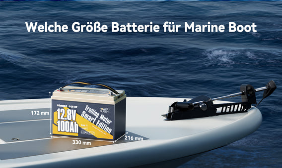 Welche Größe Batterie für Marine Boot