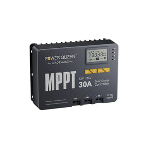 Power Queen MPPT 12/24V 30A Solarladeregler mit Bluetooth-Modul