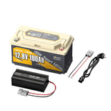 Power Queen LiFePO4 12V 100Ah 190H Smart lakóautó akkumulátor