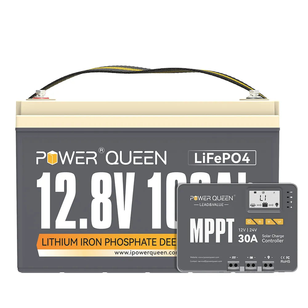 【UA 0% ПДВ】Акумулятор Power Queen 12V 100Ah LiFePO4