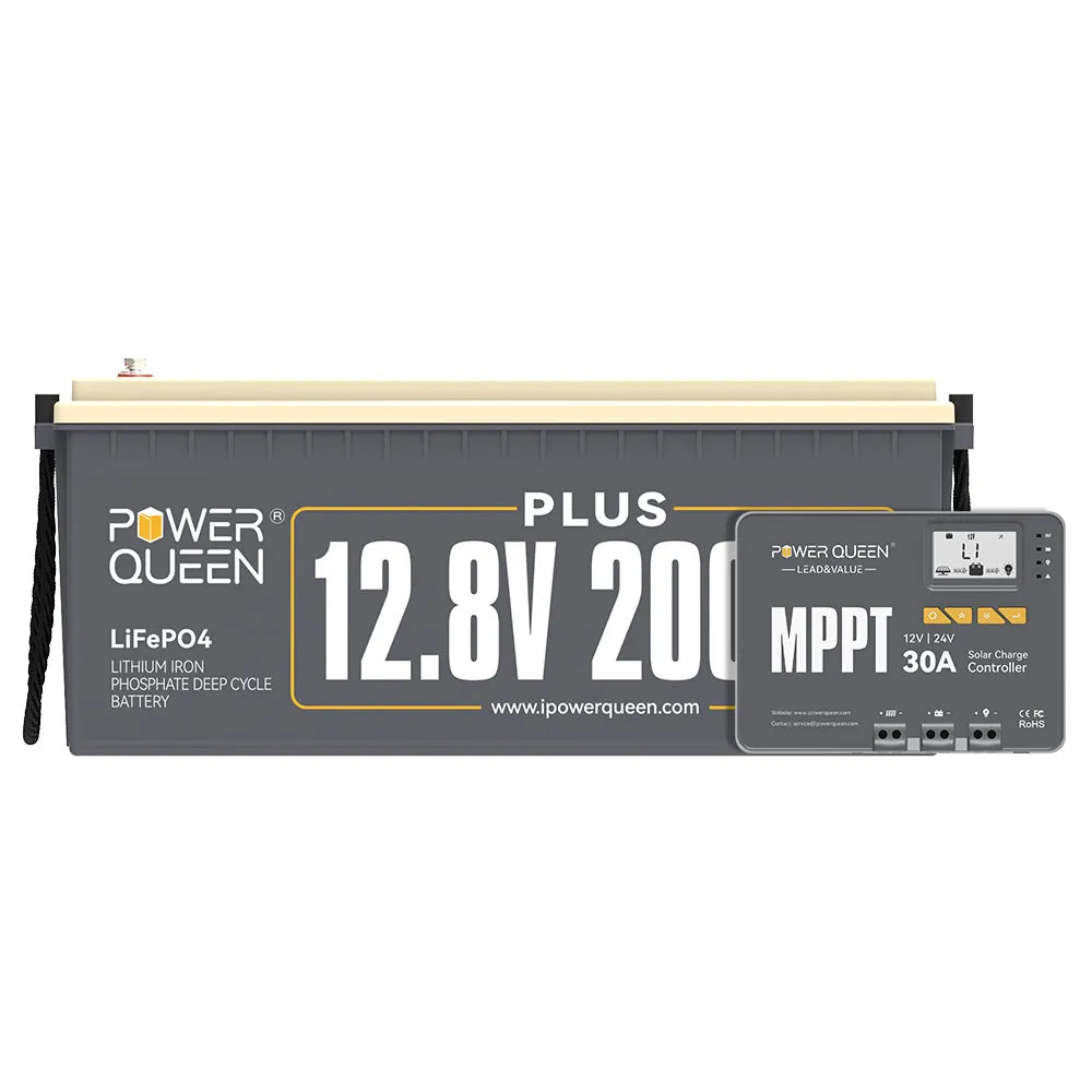 【UA 0% ПДВ】Акумулятор Power Queen 12V 200Ah Plus LiFePO4