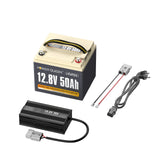 Batería Power Queen 12V 50Ah LiFePO4, BMS 50A incorporado