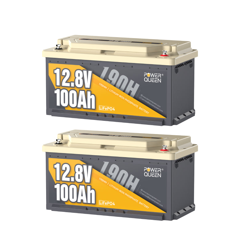 2 Stück 2,8V 100Ah Lithium Batterie