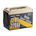 (0% MwSt.)Power Queen 12V 320Ah Dense Smart LiFePO4 Batterie mit Bluetooth