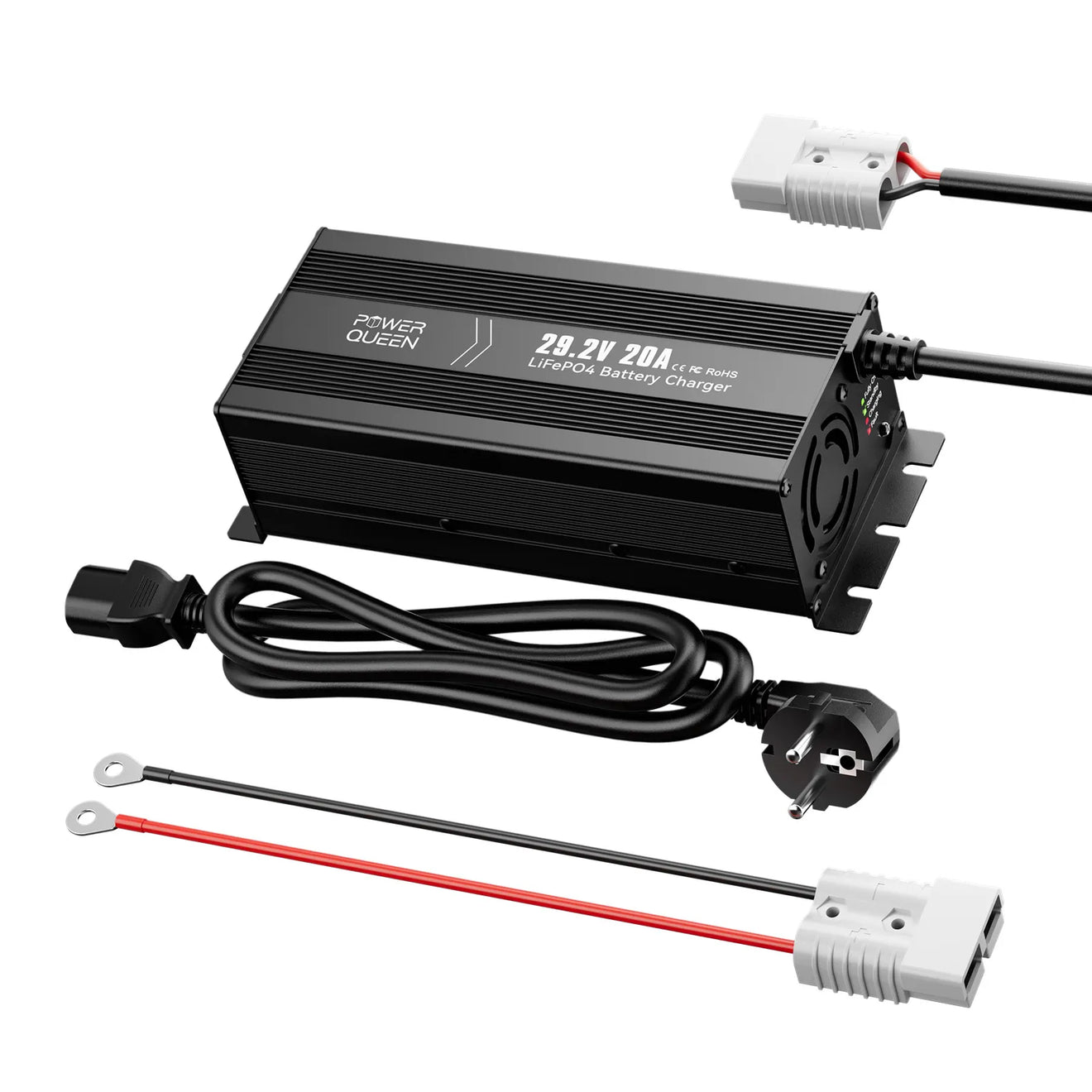 Power Queen 29,2V 20A LiFePO4 Ladegerät für 24V LiFePO4-Batterie