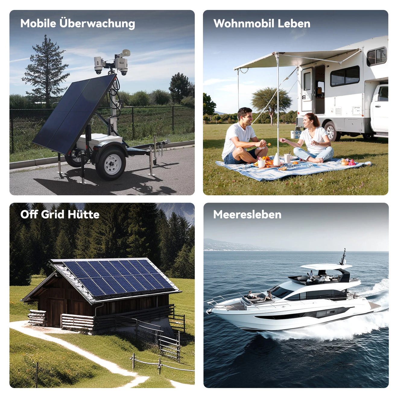 Power Queen 12V 200Ah LiFePO4 Batterie, Eingebautes 100A BMS