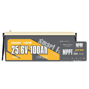 【UA 0% ПДВ】Акумулятор Power Queen 24V 100Ah LiFePO4 з Bluetooth