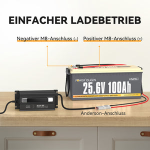 Power Queen 29,2V 20A LiFePO4 Ladegerät für 24V LiFePO4-Batterie