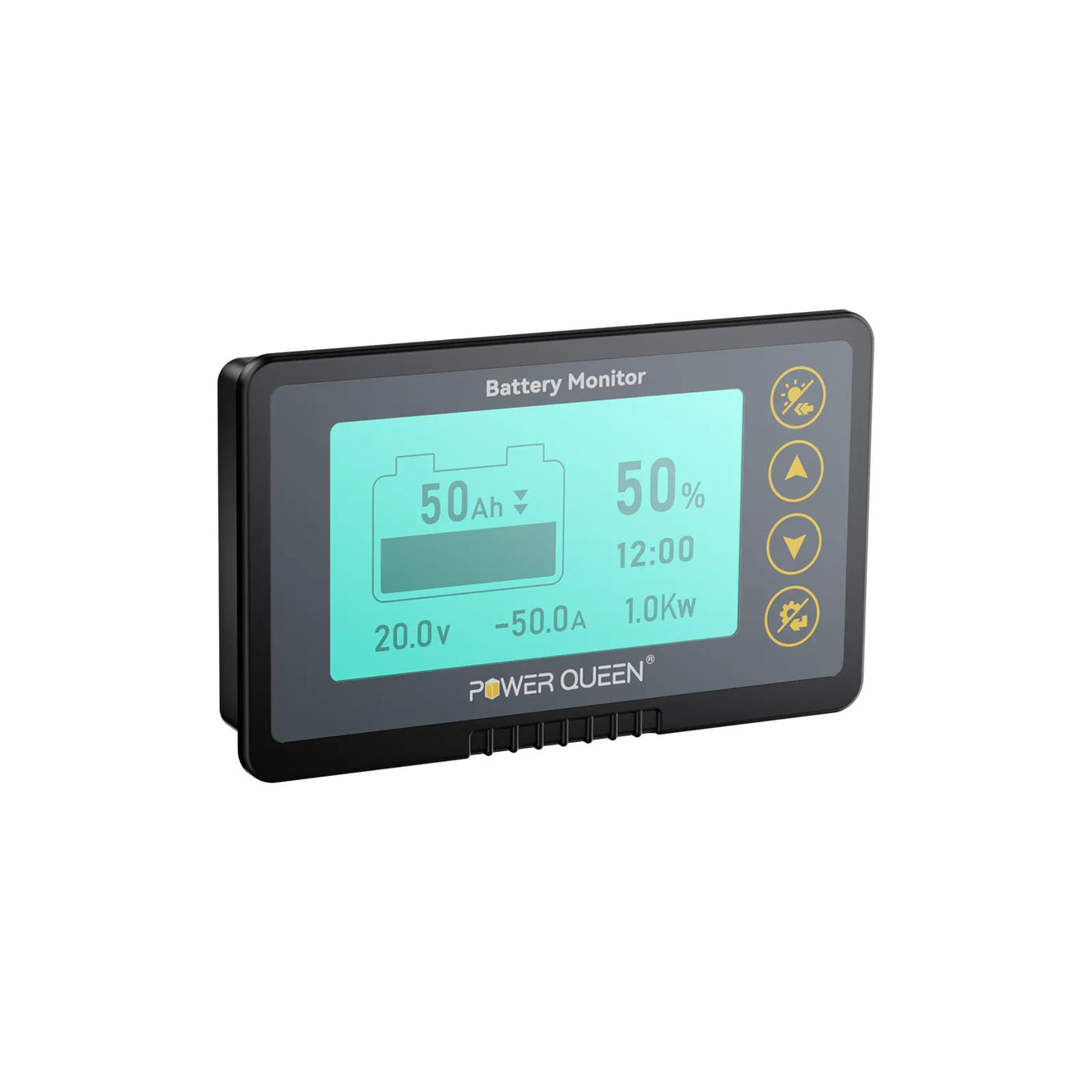 Power Queen 500A accumonitor met shunt, LCD-display