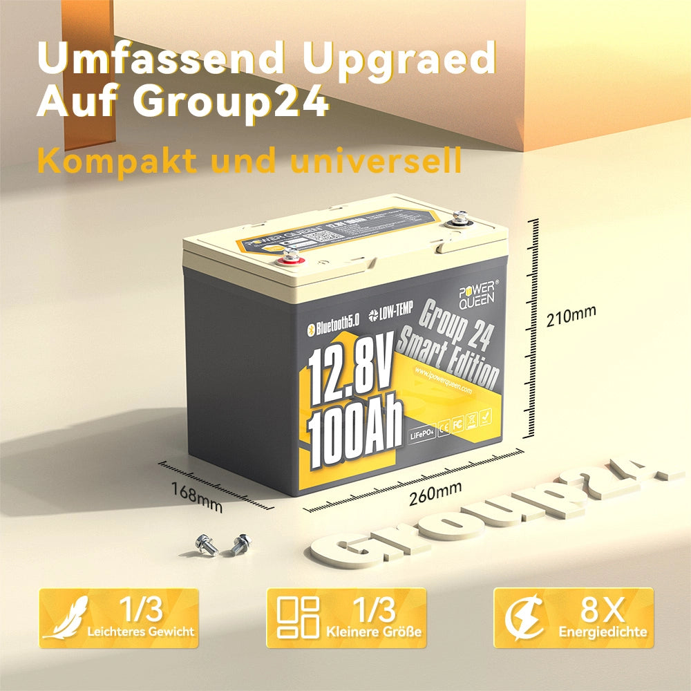 12V-Lithiumbatterie mit Umfassend Upgraed Auf Group24