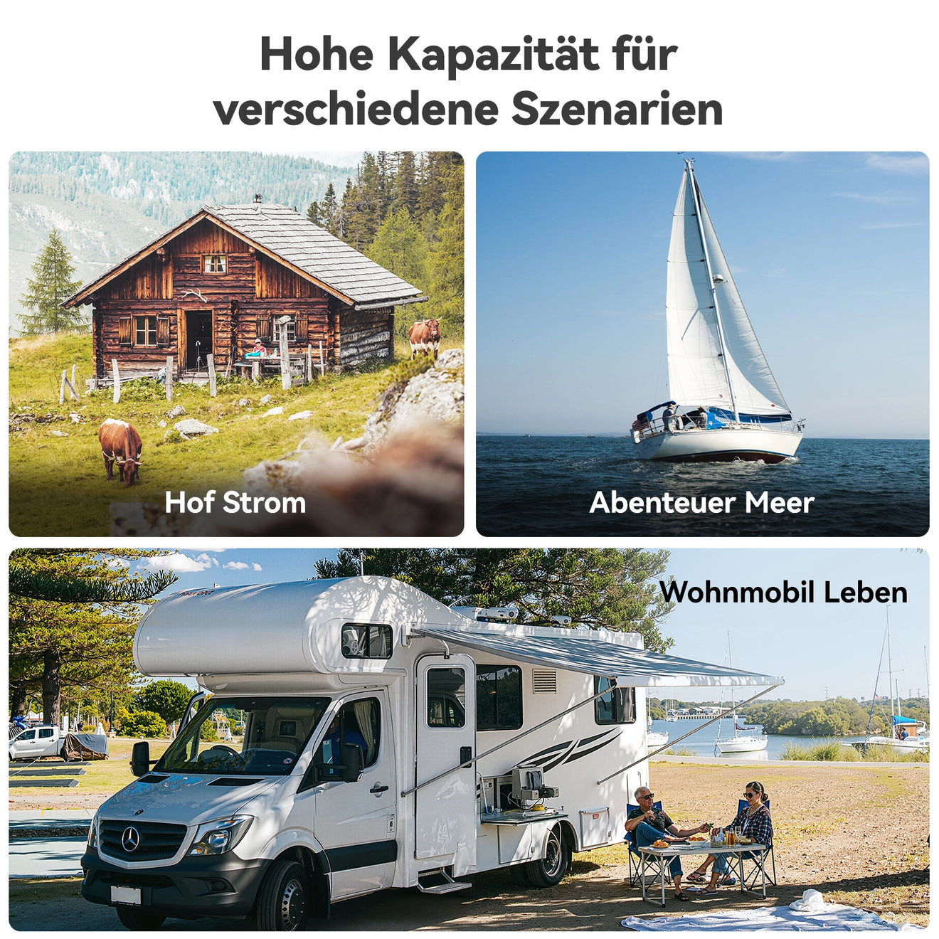 Power Queen 12V 300Ah LiFePO4 Batterie, Integriertes 200A BMS