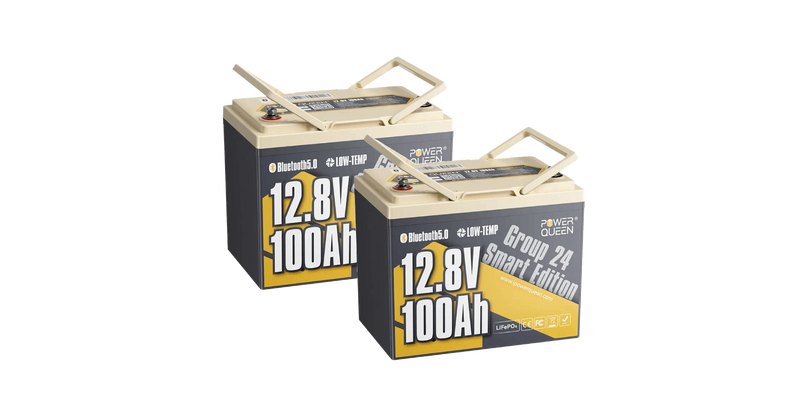 2 x 12 V 100 Ah G24 in Reihe