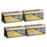 Power Queen LiFePO4 12V 280Ah matalan lämpötilan akku