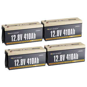 Power Queen 12V 410Ah LiFePO4 accu, ingebouwd 250A BMS