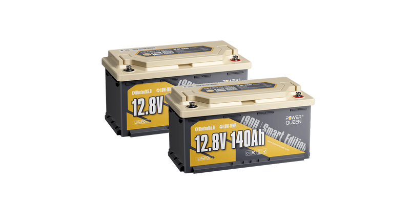 2 x 12 V 140 Ah 190H in Reihe