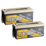 Power Queen LiFePO4 24V 100Ah Smart Solarbatterie mit Bluetooth