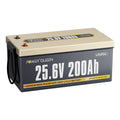 Power Queen 24V 200Ah LiFePO4 Batterie, Eingebautes 200A BMS