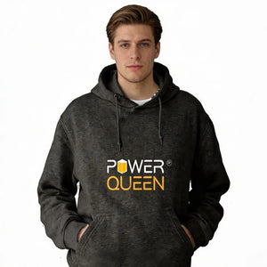 Power Queen Langarmshirt mit Kapuze