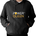 Camisa Power Queen de manga comprida com capuz