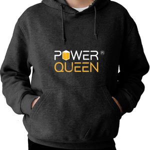 Camisa Power Queen de manga comprida com capuz