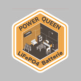 Power Queen Aufkleber