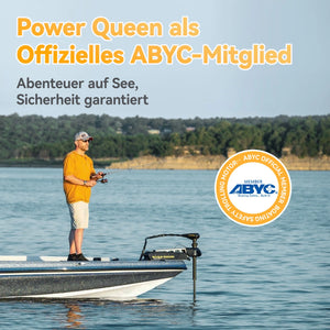 Power Queen LiFePO4 12V 100Ah Niedertemperatur Elektromotor Batterie