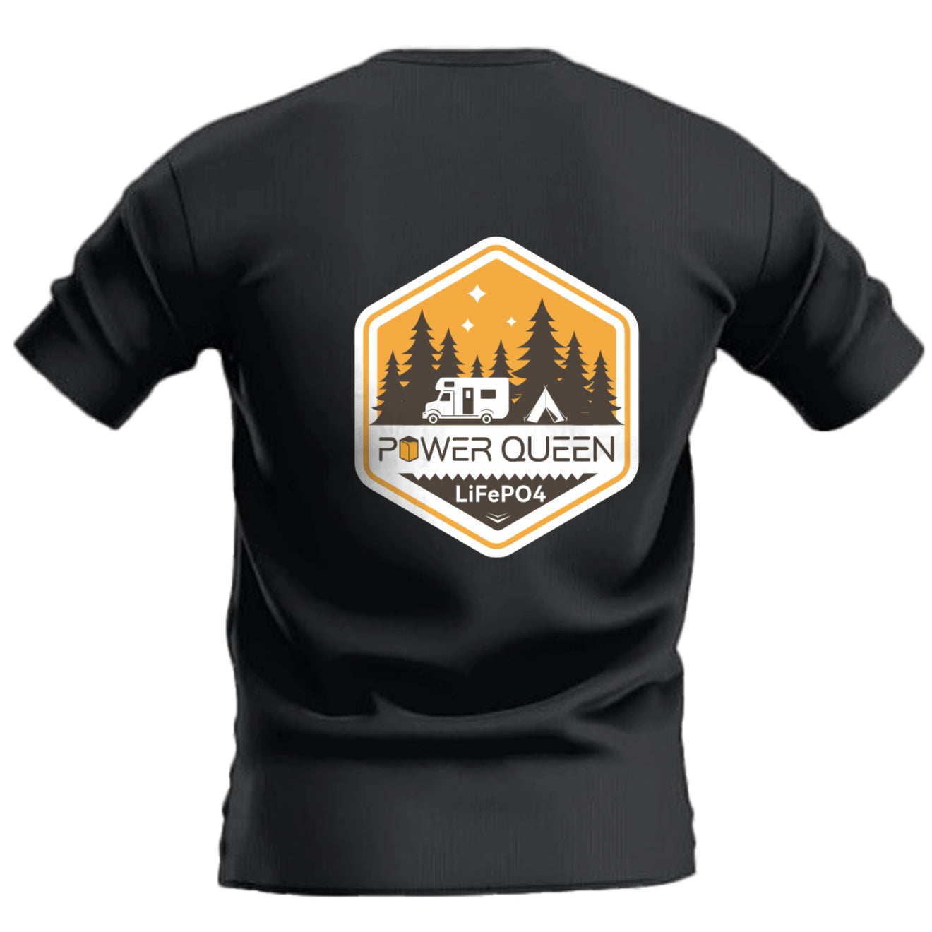 Camiseta de manga curta/boné de beisebol Power Queen