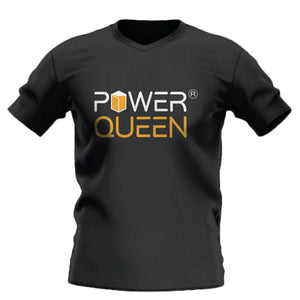 Camiseta de manga curta/boné de beisebol Power Queen